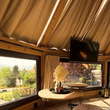 Apartmán Osada Poli - Panoramiczny Nr 4 Z Prywatna Balia I Hydromasazem Koniaków